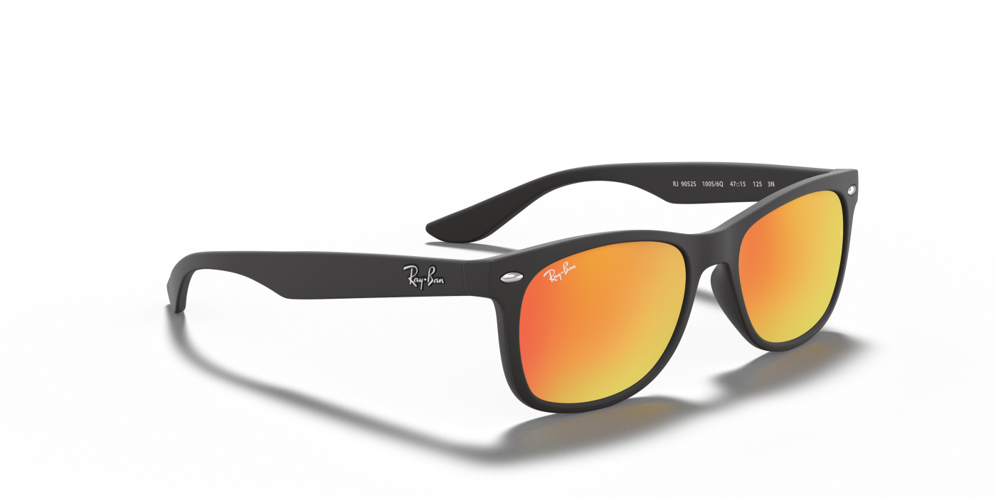NOI WAYFARER KIDS - Opaco Nero Rosso