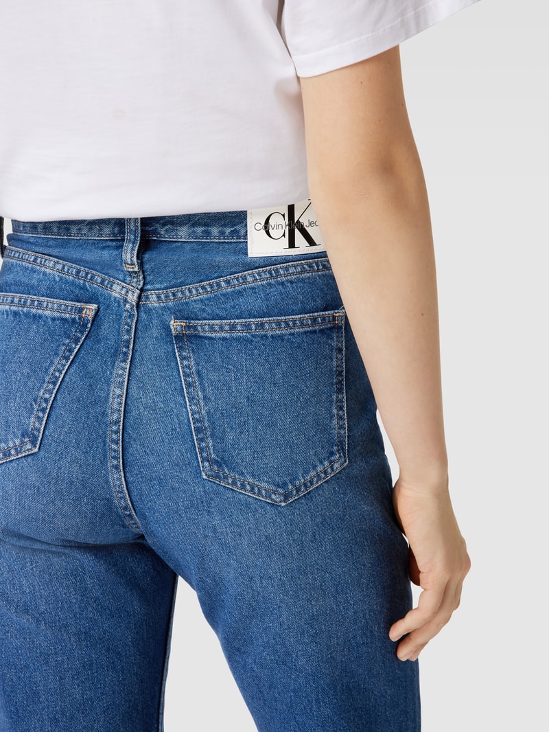 Bootcut Jeans aus Baumwolle Modell 'AUTHENTIC BOOTCUT' in jeans