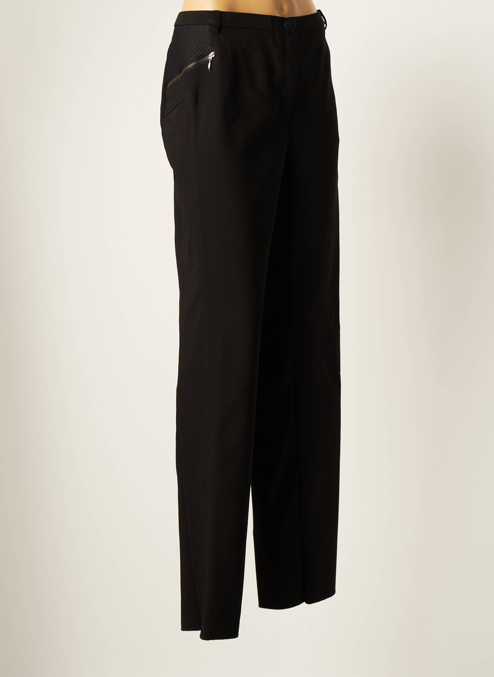 Pauporte Pantalon7 8 Femme couleur noir