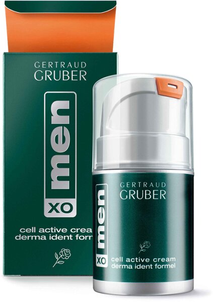 Gertraud Gruber menXO cell active cream derma ident formel Gesichtscreme