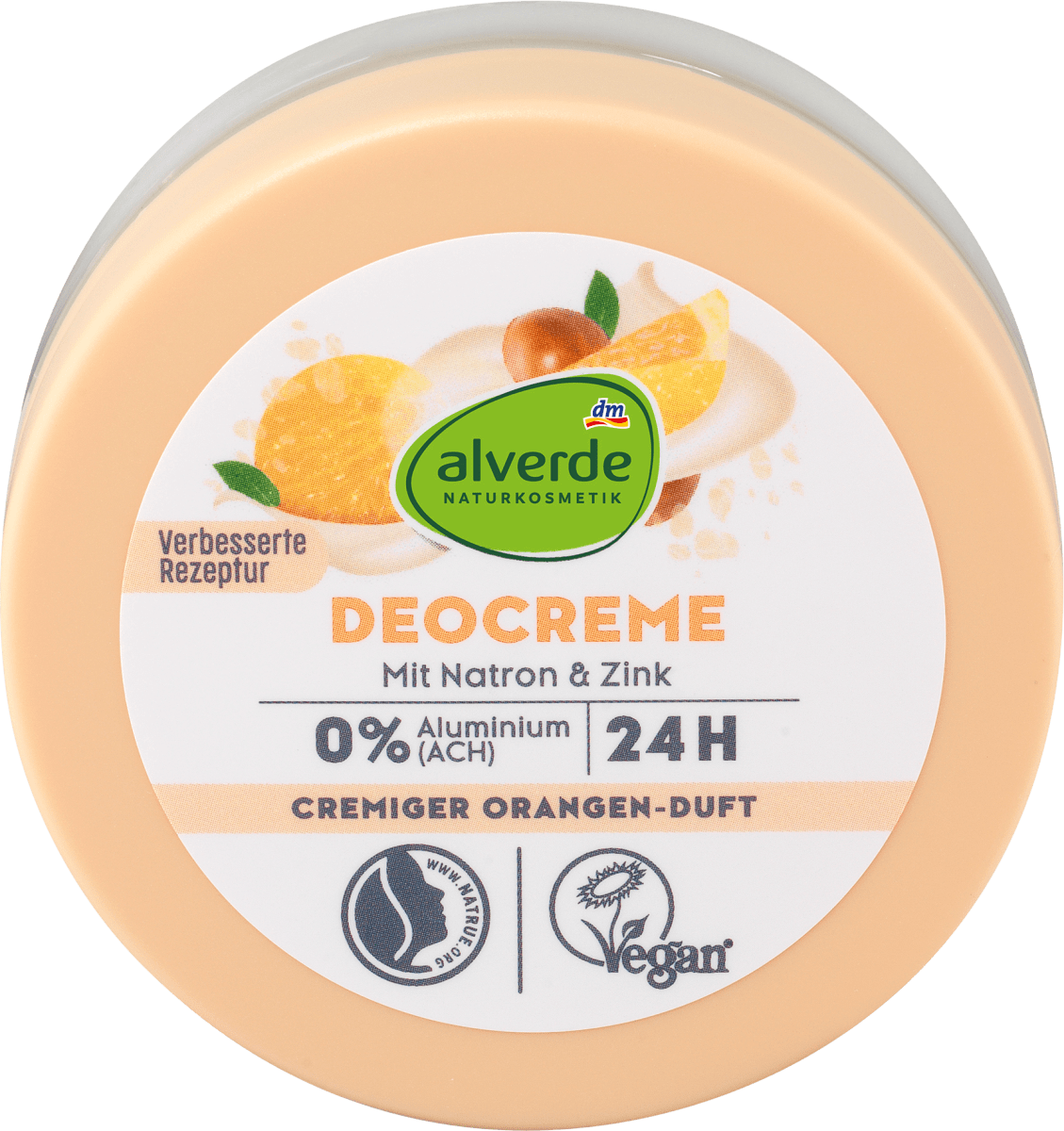 Deocreme Orange mit Natron & Zink, 50 ml