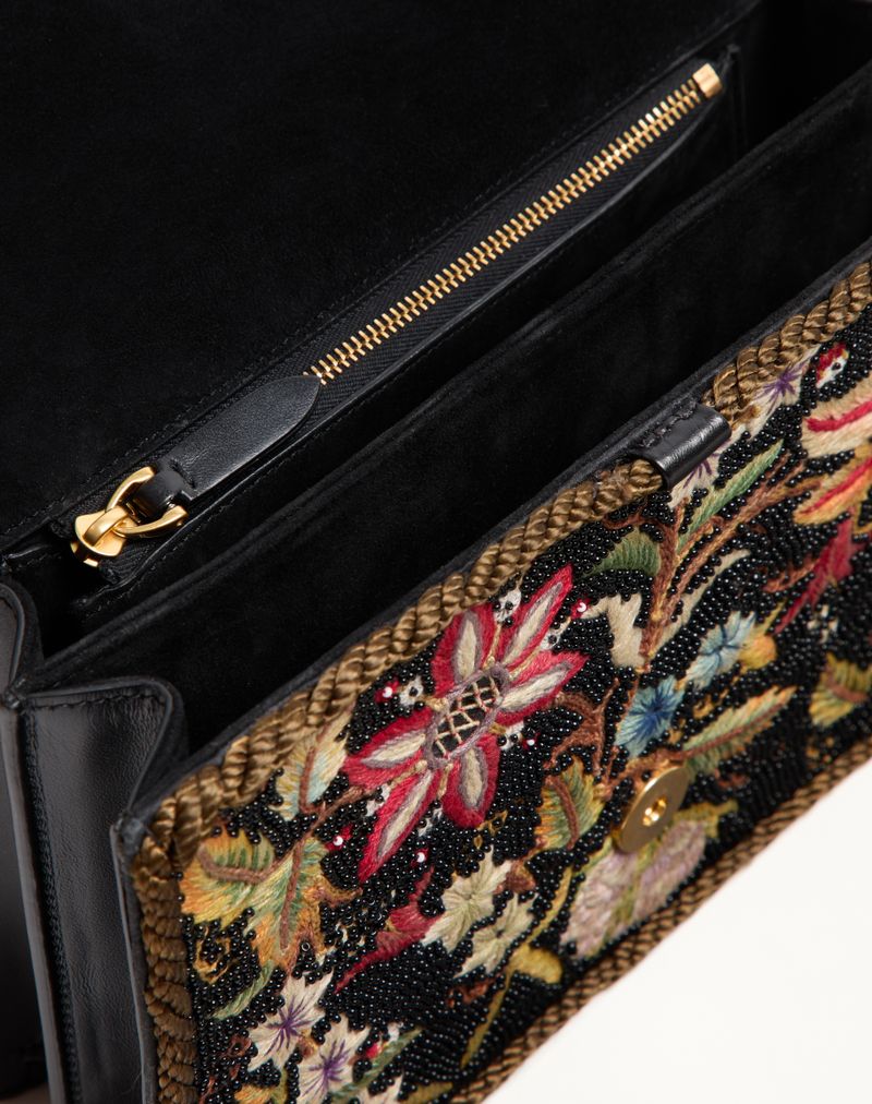 Valentino Garavani Bolsa de Ombro Bordada Vain
