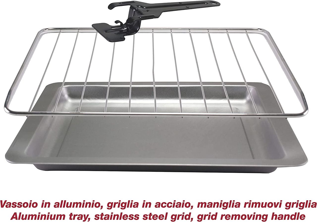 beper 90.884 Elektrischer Backofen mit 30 Liter Fassungsvermögen und 1300 Watt Leistung