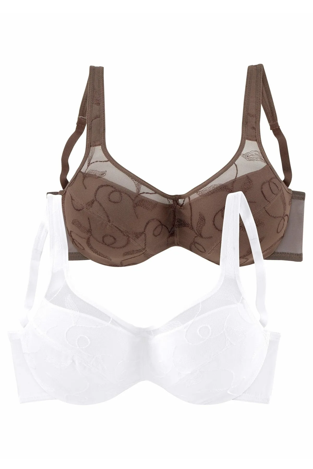 PETITE FLEUR  BH - Weiß - Unifarben