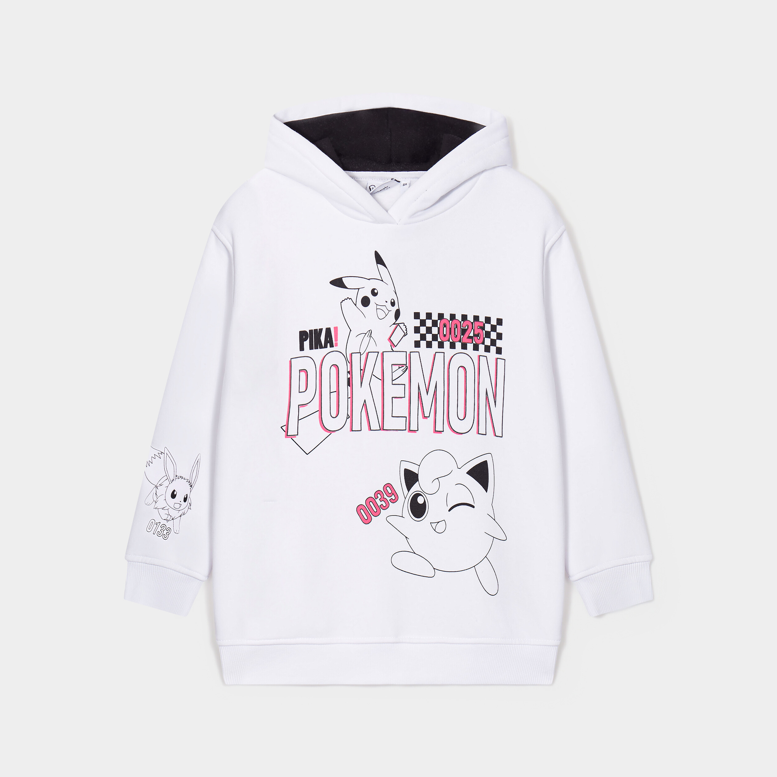 Sweat à capuche hoodie Pokémon Rondoudou blanc fille | La Halle