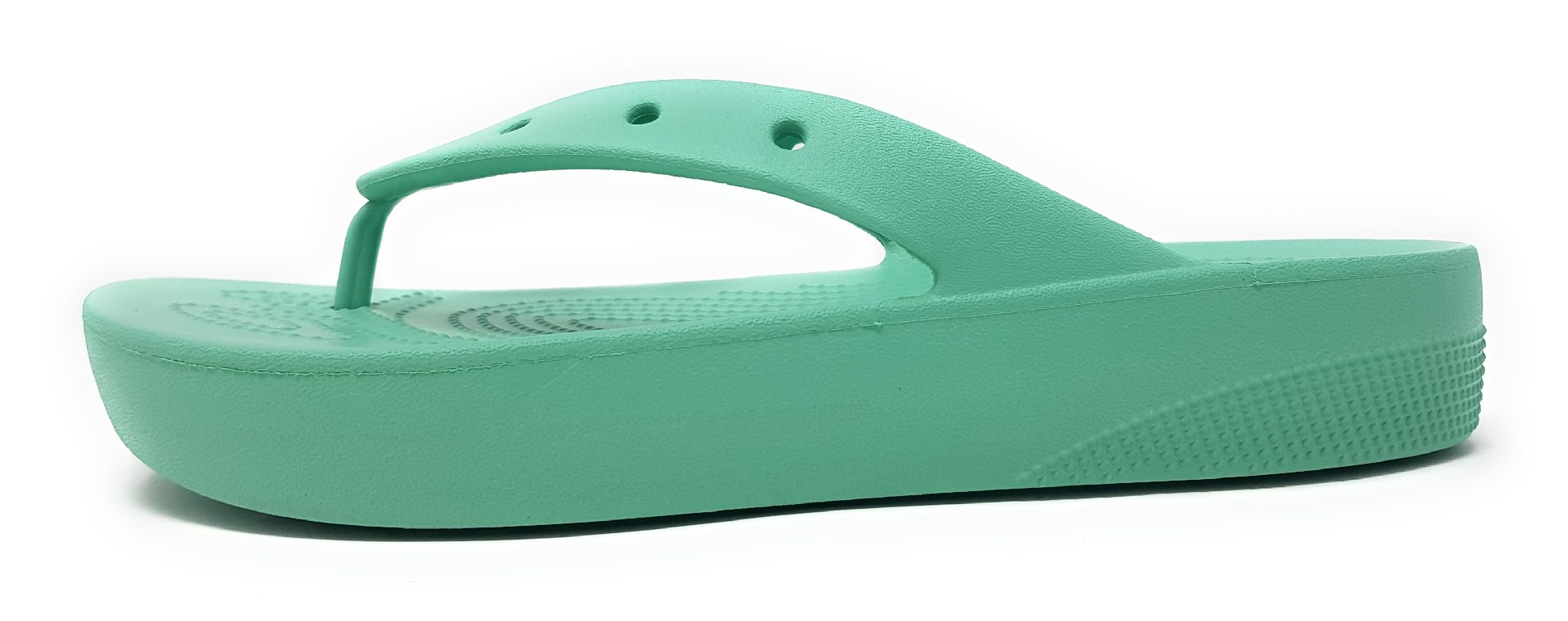 Crocs classic platif. flip 207714 Türkis bug pistazie