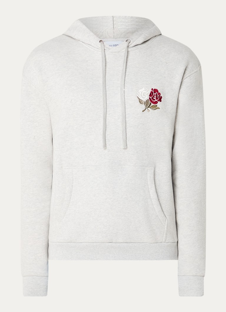 Les Deux Felipe hoodie with kangaroo pocket and embroidery