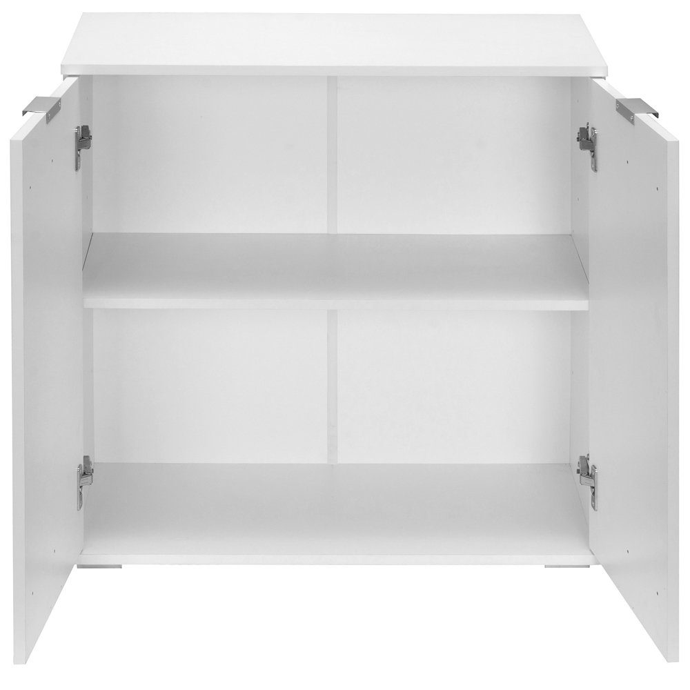 Casaria Kommode Alba DB111, mit 2 Türen 71x74x35 cm höhenverstellbarer Einlegeboden Holz