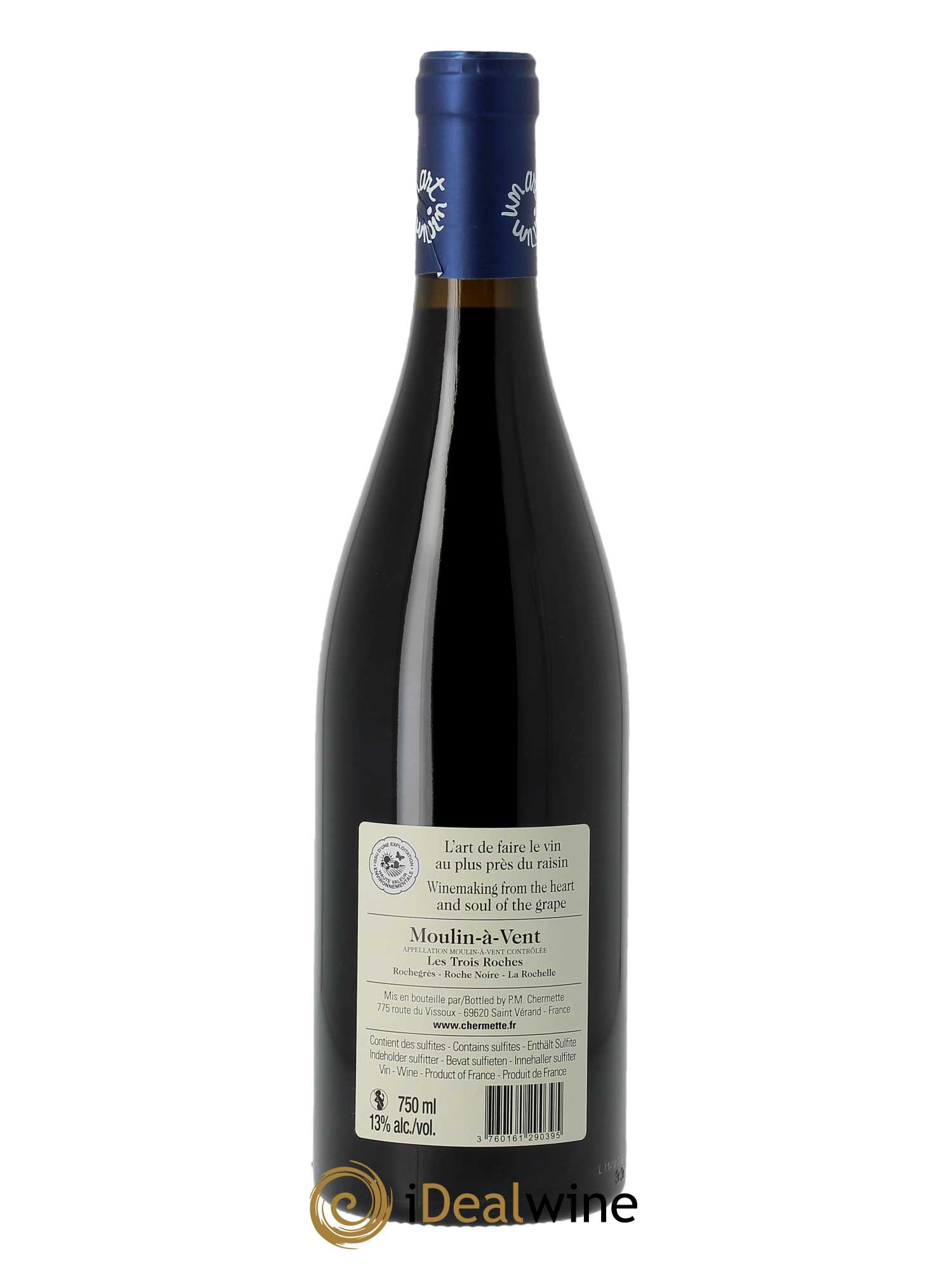 Moulin à Vent Les Trois Roches Domaine du Vissoux - P-M. Chermette  2021 - Lot de 1 Bouteille