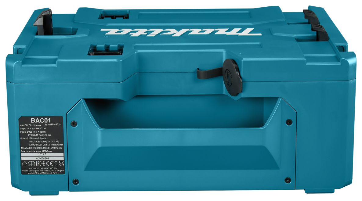 Makita Zubehör BAC01PDC1200NL BAC01 Mobile Stromversorgung inklusive PDC1200