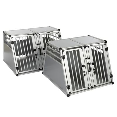 Autohundebox AluRide Doppelbox