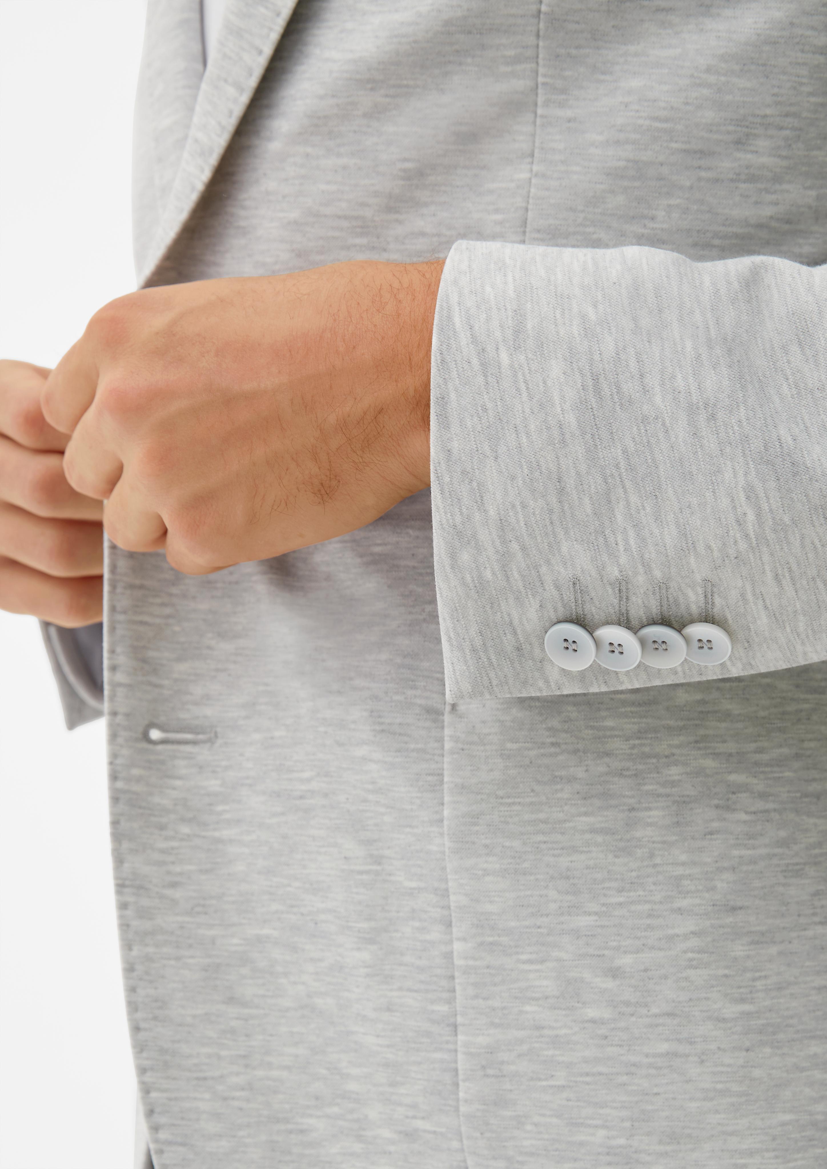 Slim: Joggsuit-Sakko aus Stretch-Jersey  2130159-91W2