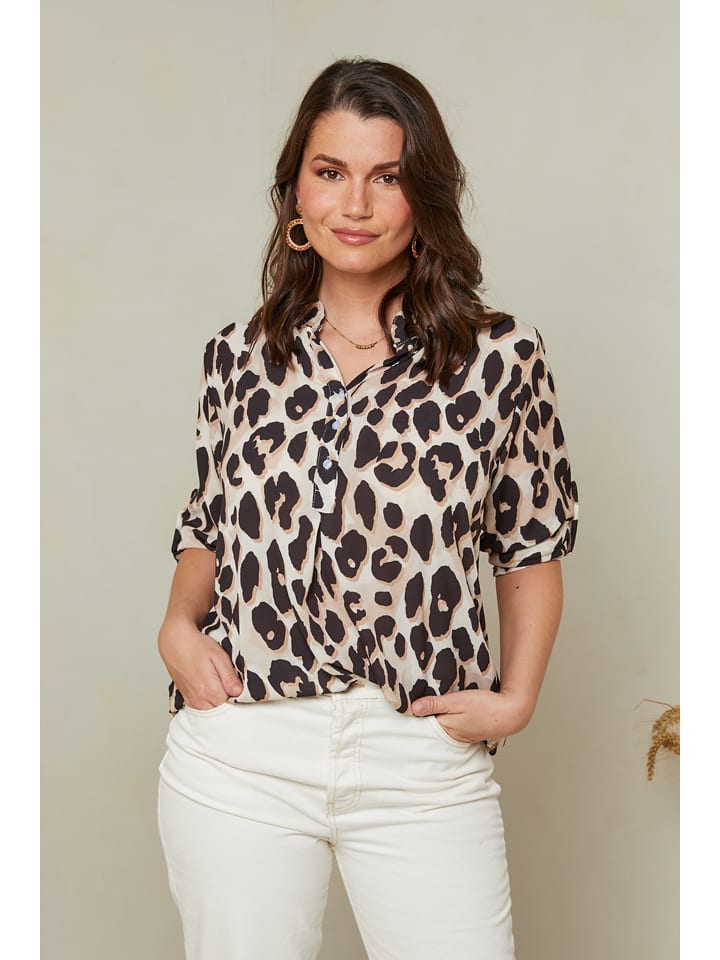 Curvy Lady Bluse in Schwarz günstig kaufen