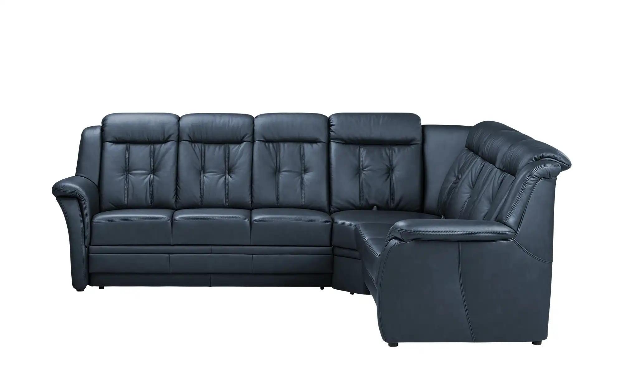 Polstermöbel Oelsa Komfort-Ecksofa aus Leder Andorra