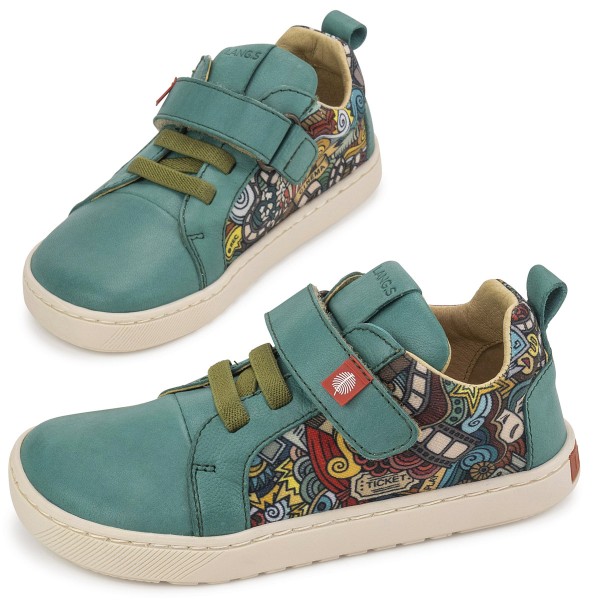 LANG.S Kids ~ Ember LowCut Leder ~ Turqouise