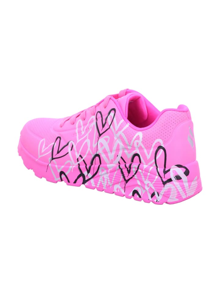 Skechers Mädchen Halbschuhe UNO LITE - METALLIC LOVE in Rot günstig kaufen