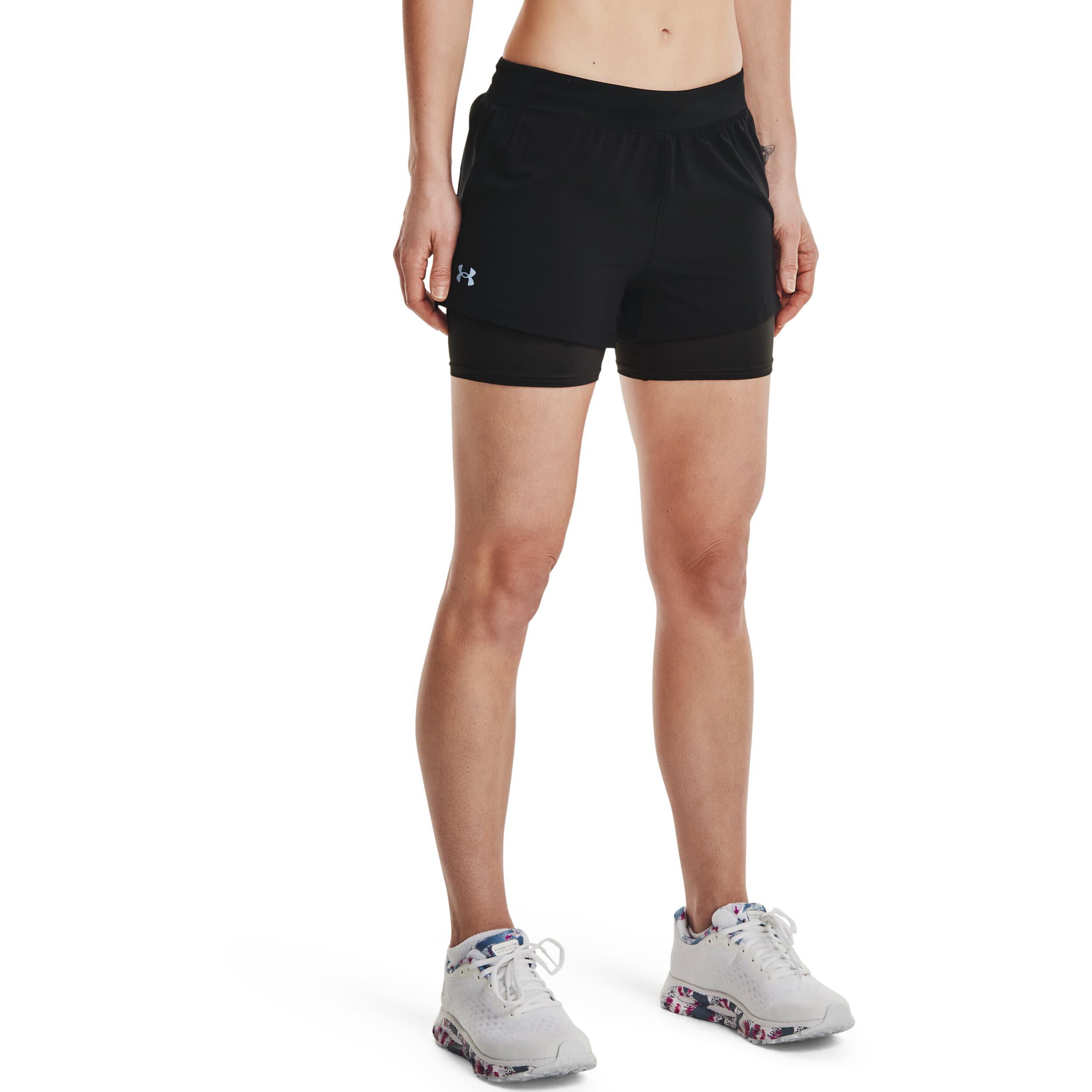 Isochill 2in1 Shorts Damen - Schwarz