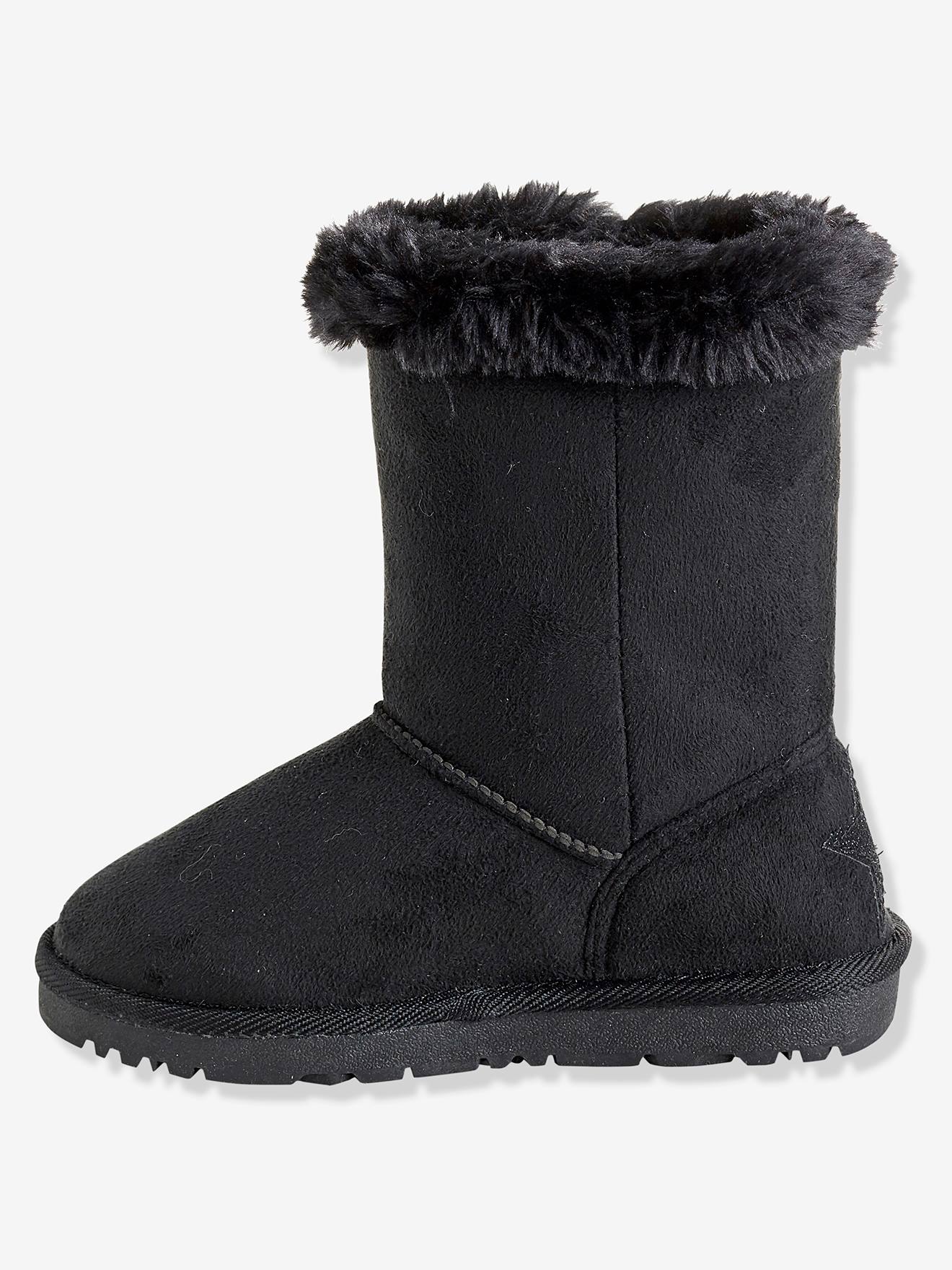 Vertbaudet Mädchen Winterstiefel - schwarz