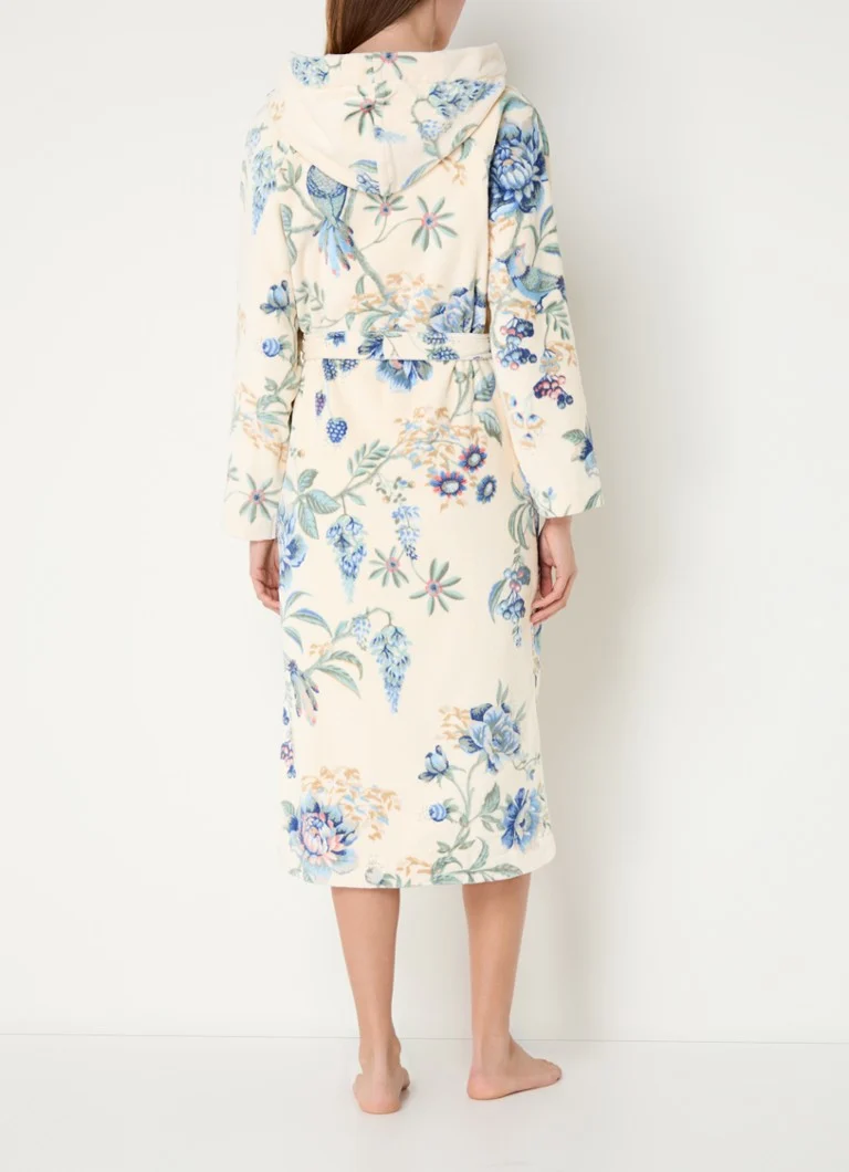 Pip Studio Secret Garden bathrobe with floral print