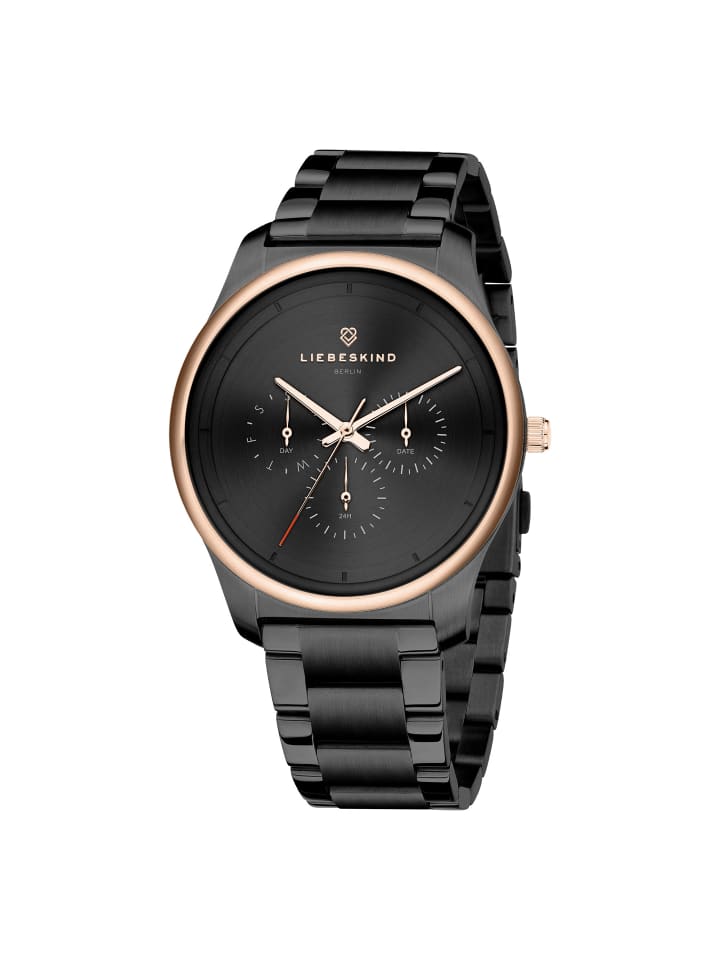 LIEBESKIND BERLIN Armbanduhr in schwarz günstig kaufen onesize