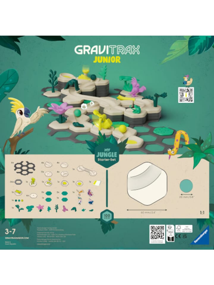 Ravensburger Kugelbahn GraviTrax Junior Starter-Set L Jungle günstig kaufen onesize