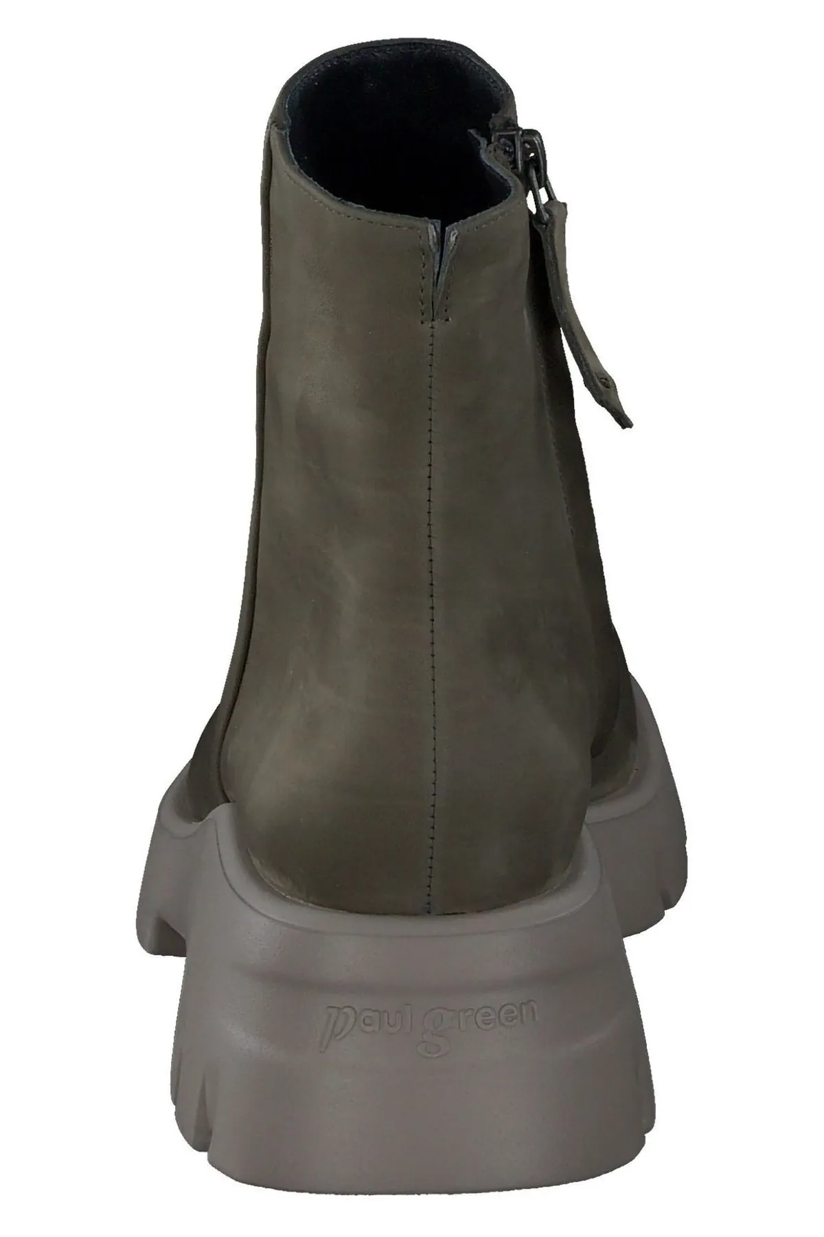 Paul Green  Stiefelette - Grün - Blockabsatz