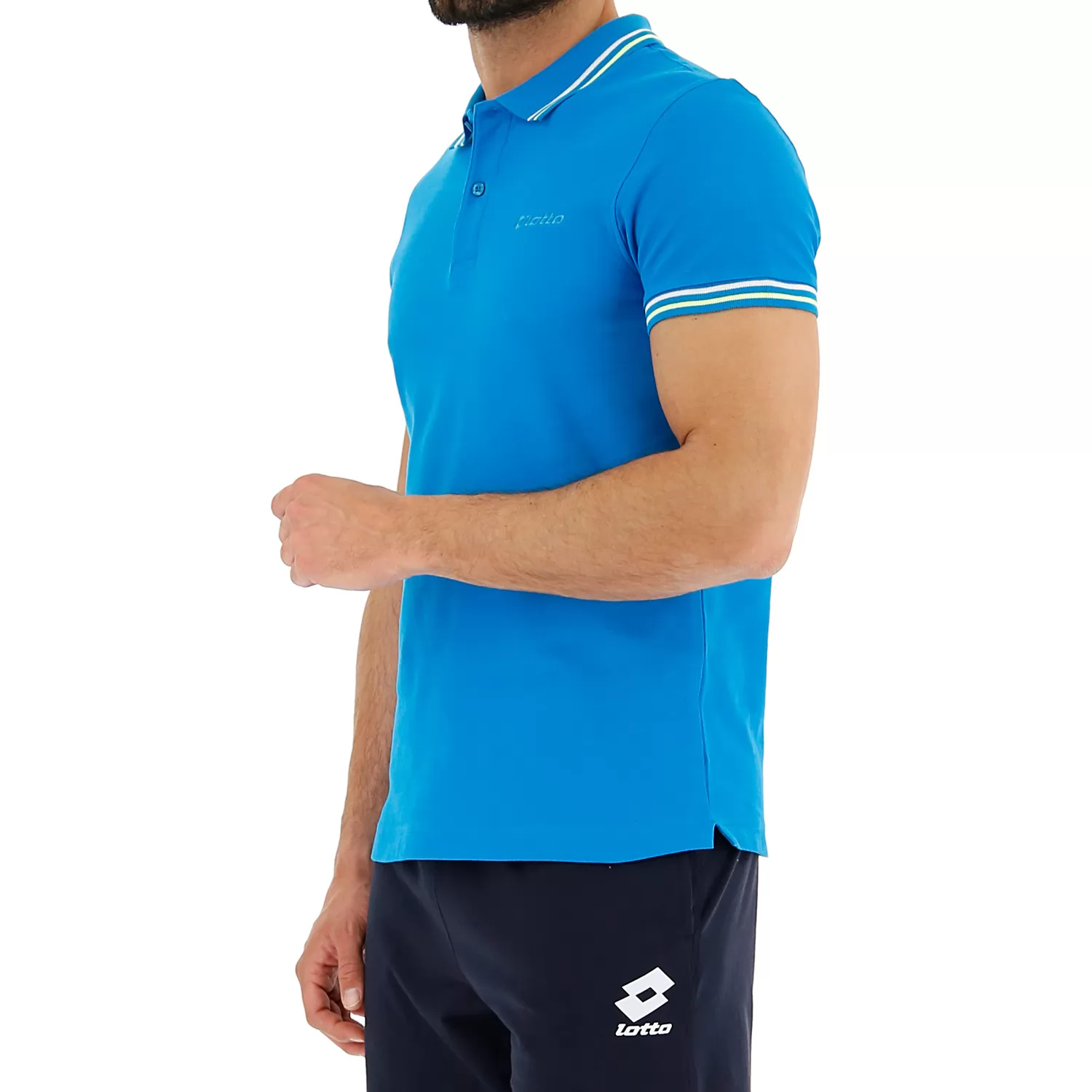 POLO CLASSICA MODRÁ DUNAJSKÁ/SVĚTLE ZELENÁ