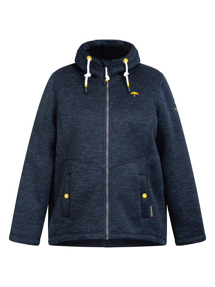 Schmuddelwedda Strickfleecejacke in Dunkelblau günstig kaufen