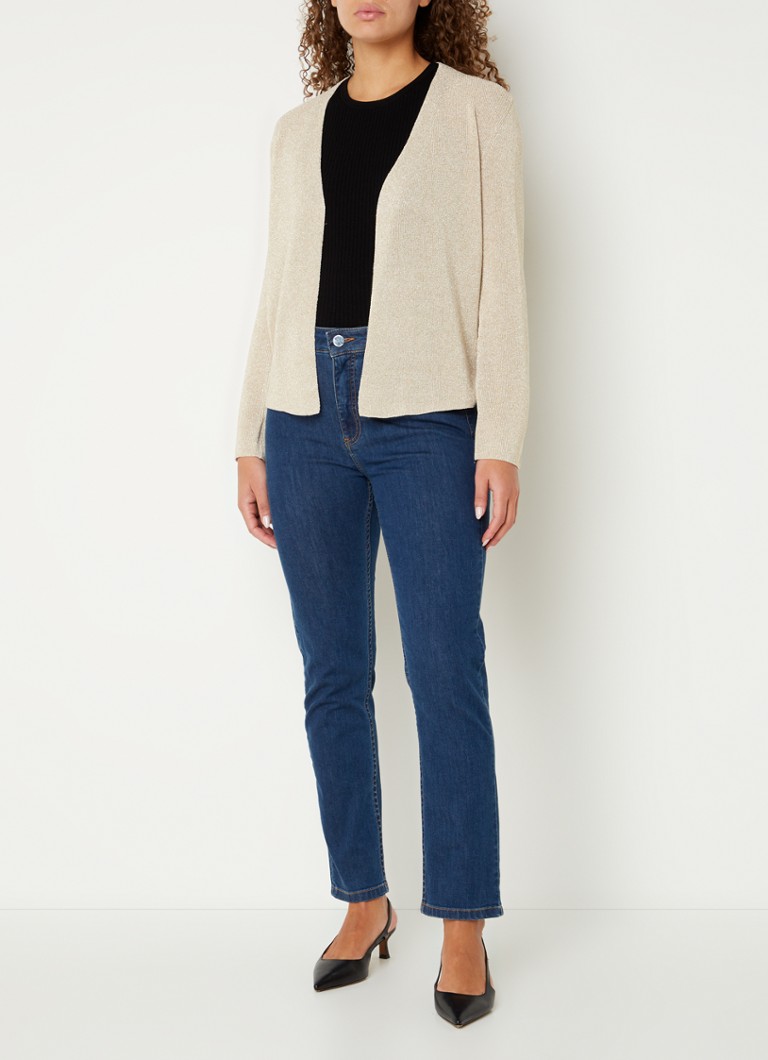Cardigan aperto in maglia fine Gerard Darel Lexane con lurex