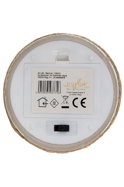 MyFlair LED-Kerze im Glas - Klein -