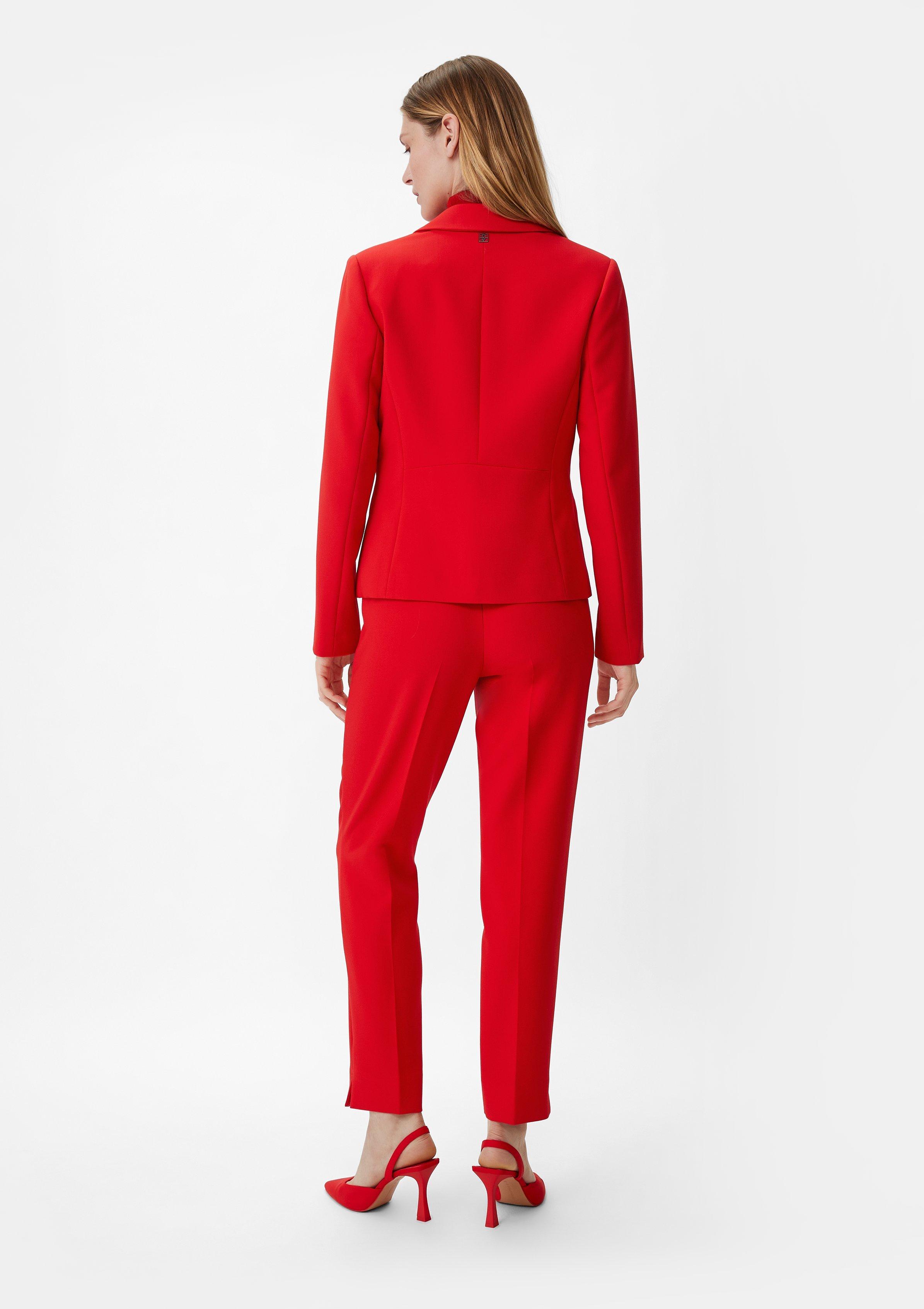 Blazer mit leichtem Futter - chilirot