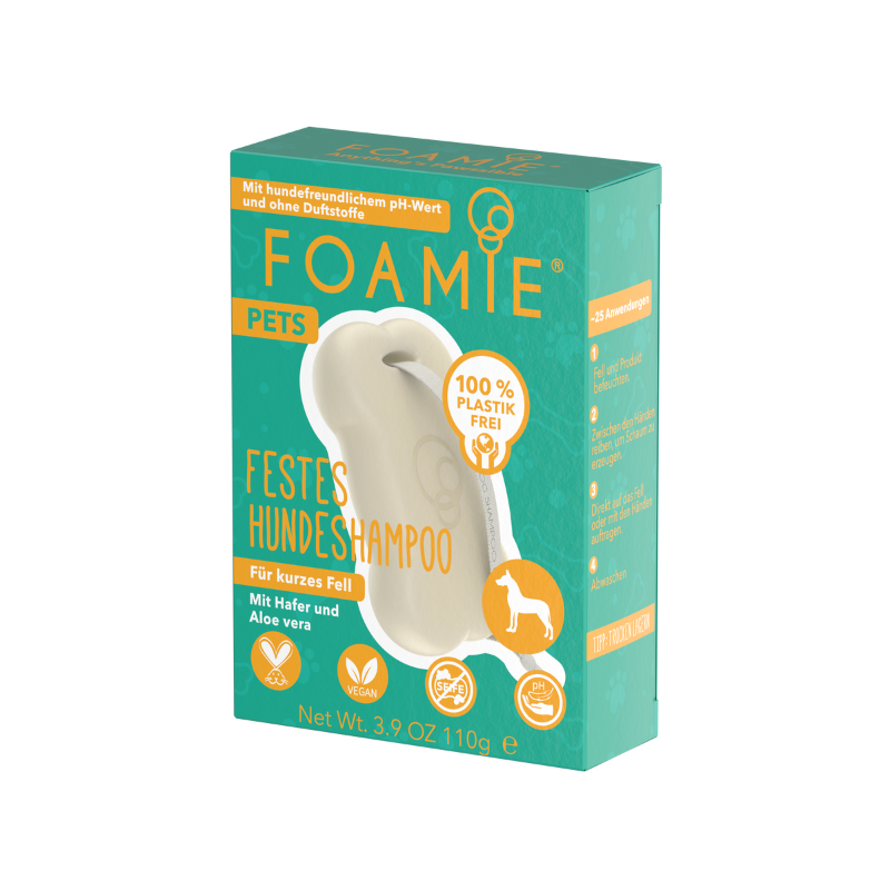 New Flag Fellpflege New Flag Foamie Hundeshampoo kurzes Fell 6 x 110 g