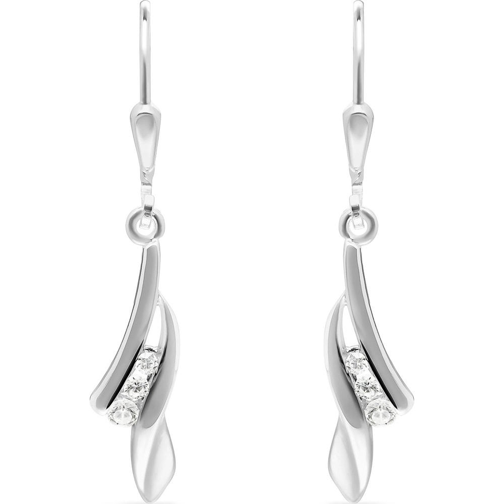 FAVS Boucles d'oreilles 925 Argent Boucles d'oreilles