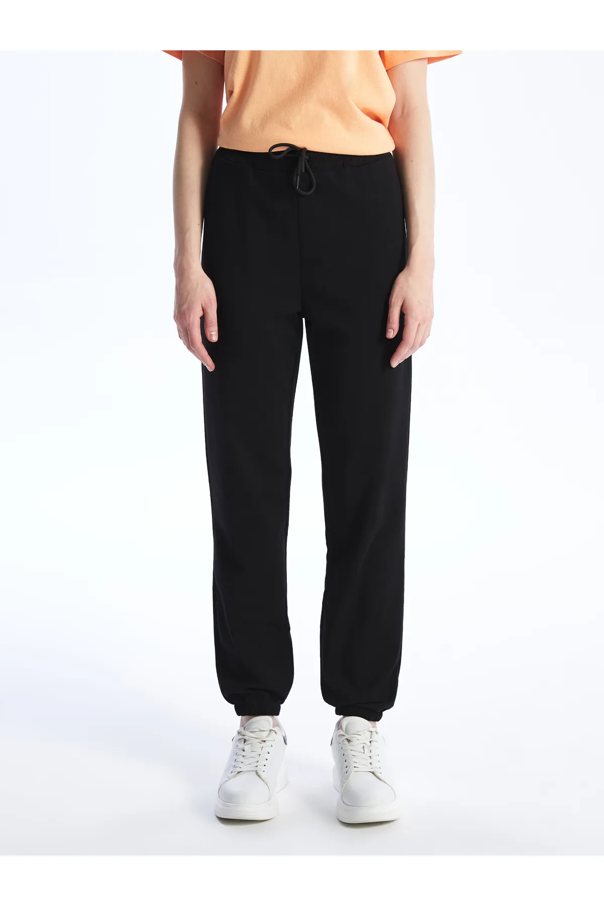 LC Waikiki  Einfarbige Jogger-Jogginghose für Damen mit elastischem Bund