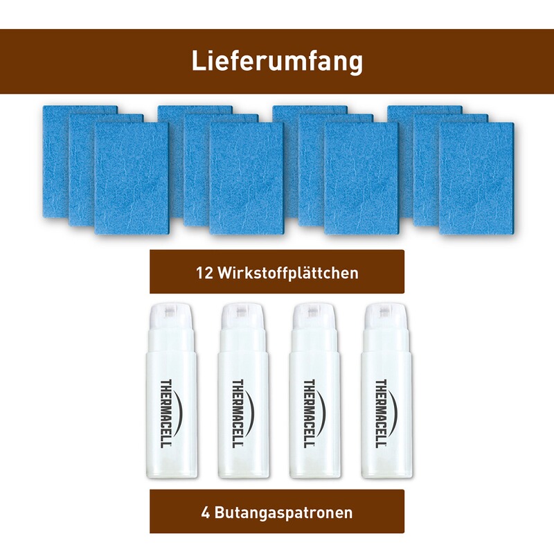 THERMACELL Nachfüllpack Jagd f. Mückenabwehrgerät