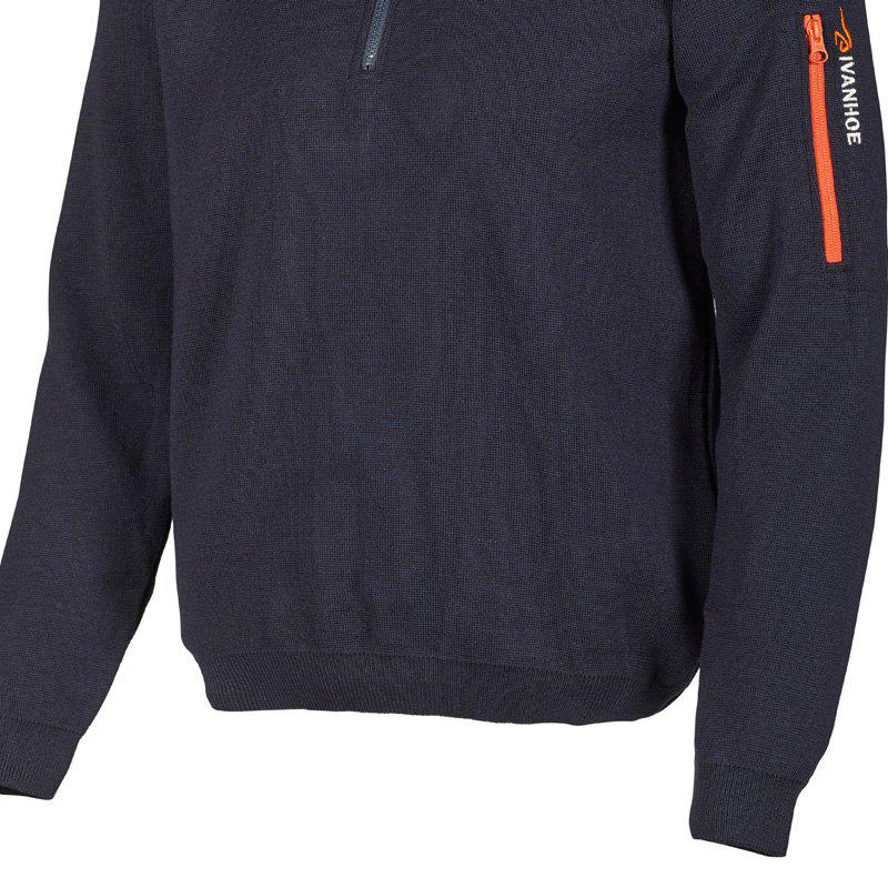 Ivanhoe Hadar Half Zip blaue Herrenweste