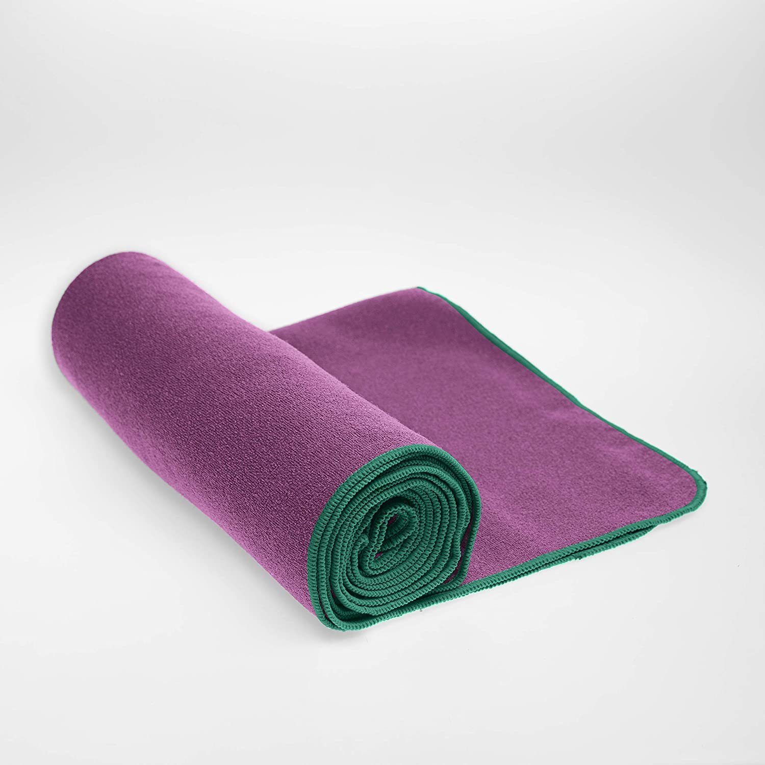 NirvanaShape Sporthandtuch Yoga Handtuch mit Antirutsch-Noppen, Yogatuch-Auflage für Yogamatte, Microfaser, +Yoga Einführungs eBook, Yogatuch-Auflage Saugstark, Hygienisch