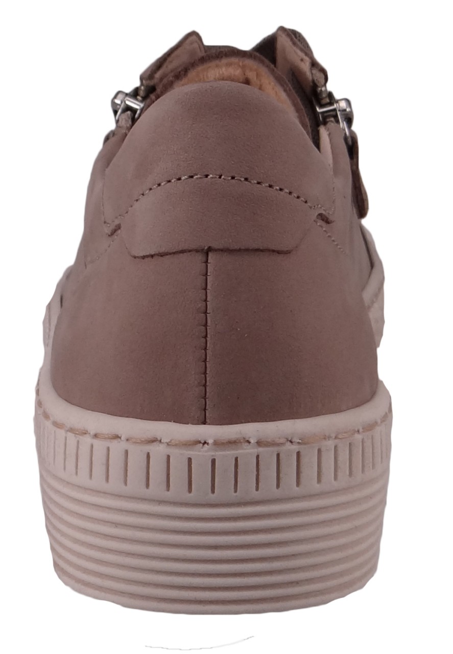 GABOR Freizeit Schnürer beige Gabor Fashion Sneaker low 23.334.12 grau