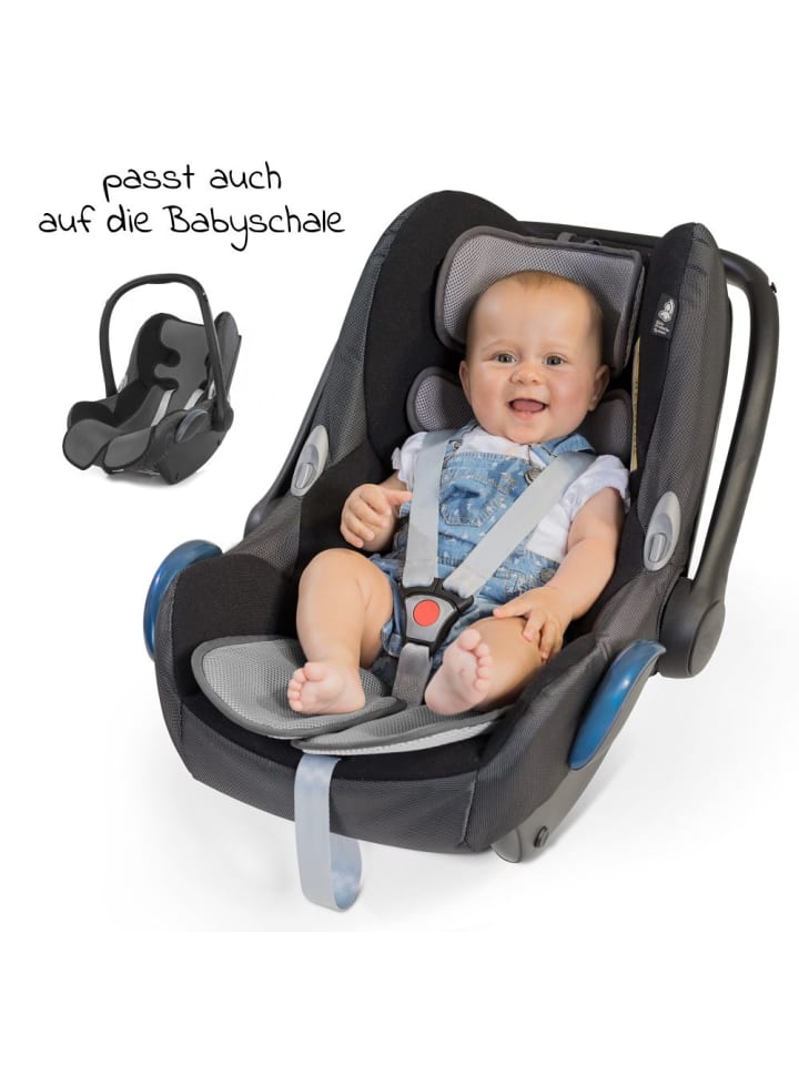 Zamboo Universal Sommer Sitzauflage für Kinderwagen, Buggy in grau,schwarz günstig kaufen onesize