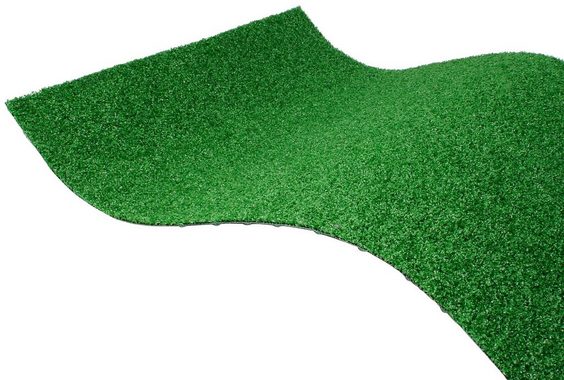 Kunstrasen WIMBLEDON, Primaflor-Ideen in Textil, rechteckig, Höhe: 7 mm, mit Noppen, wasserfest, UV-beständig, für Balkon & Terrasse