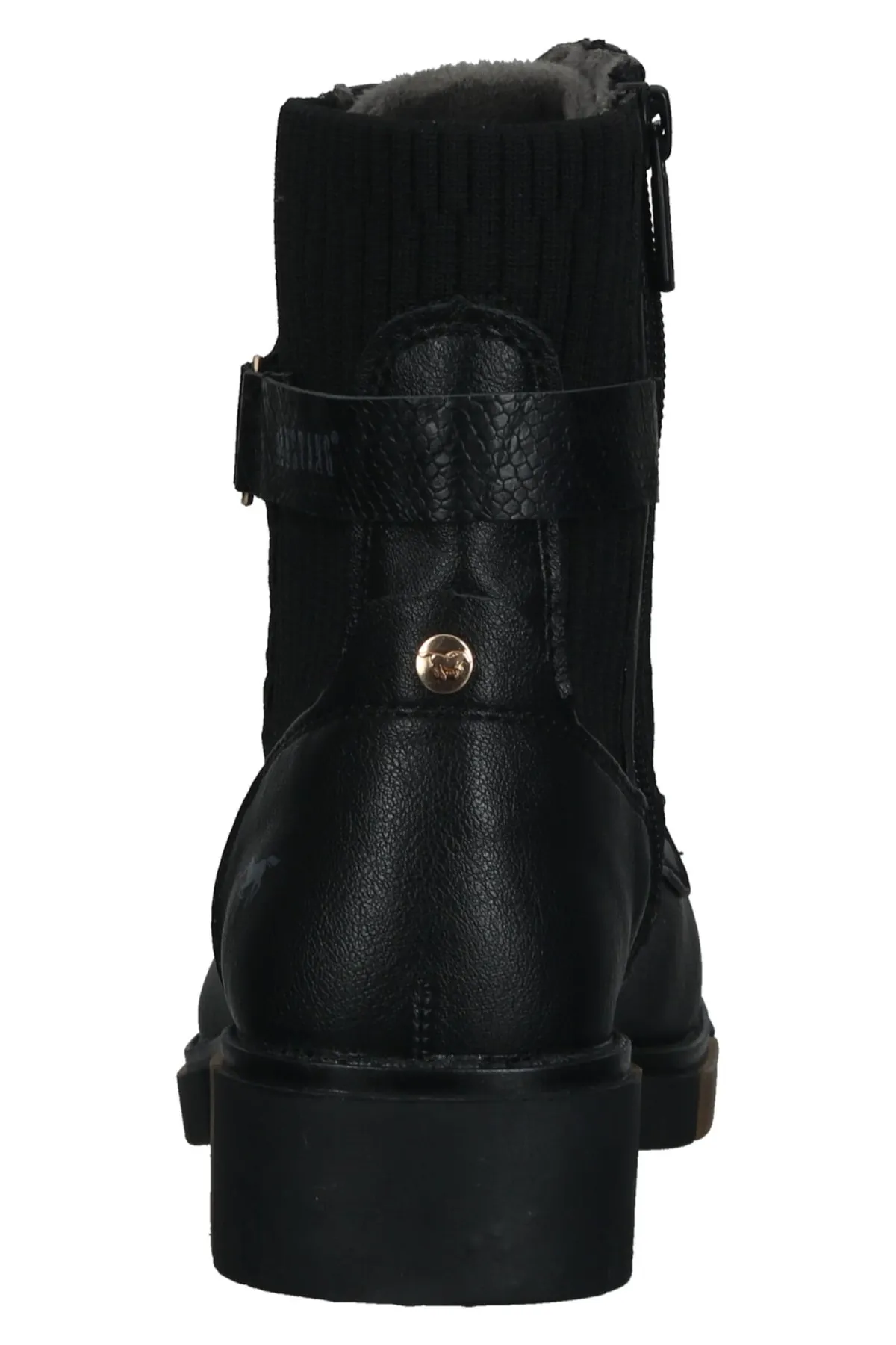 Mustang  Stiefelette - Schwarz - Blockabsatz