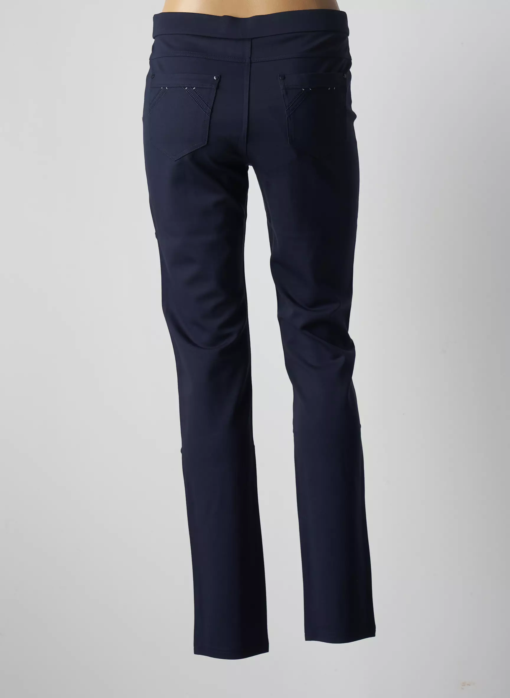 Youline Pantalons Slim Femme couleur bleu