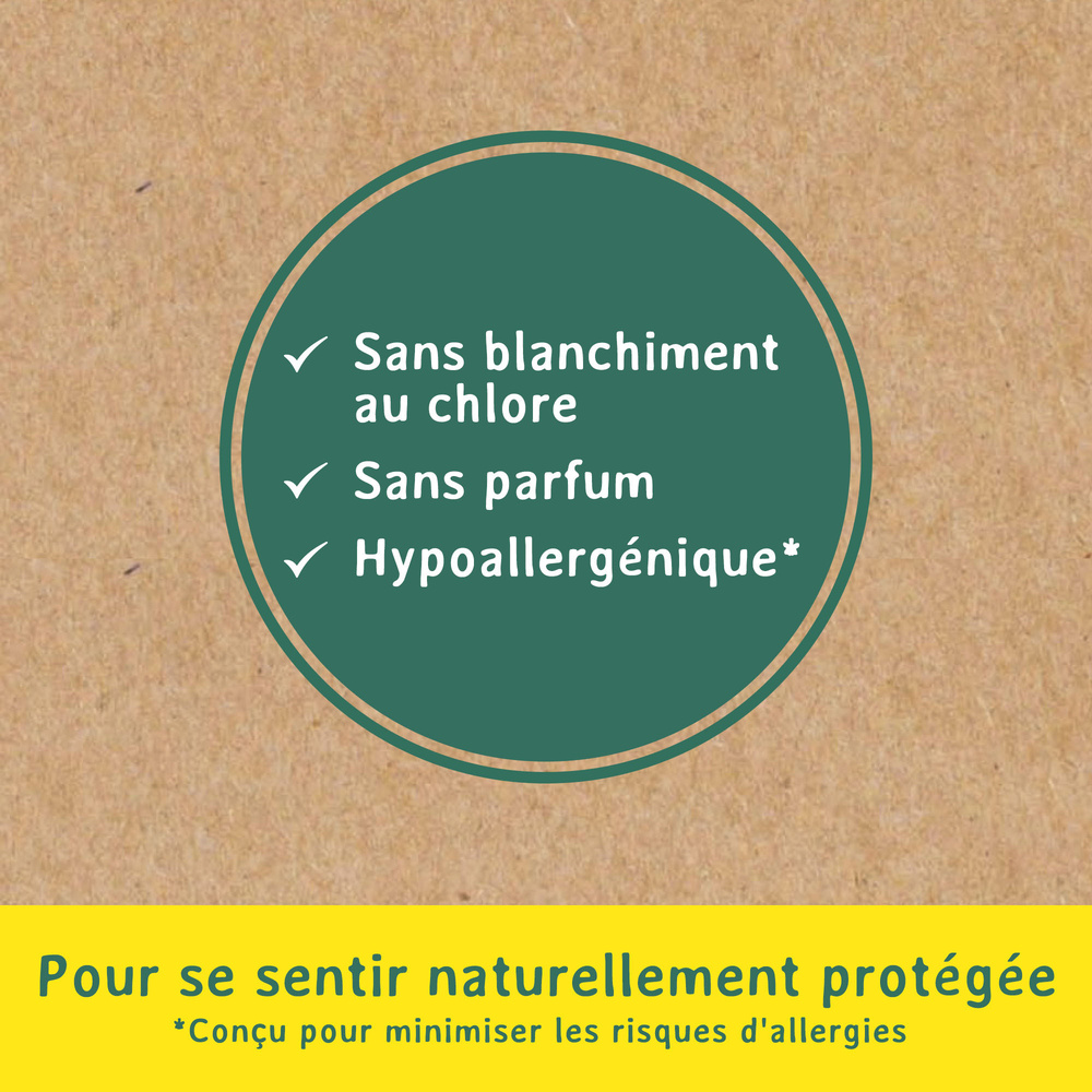 nett Coton Bio Tampon avec Applicateur, Normal, Boite de 16 Tampons Tampon