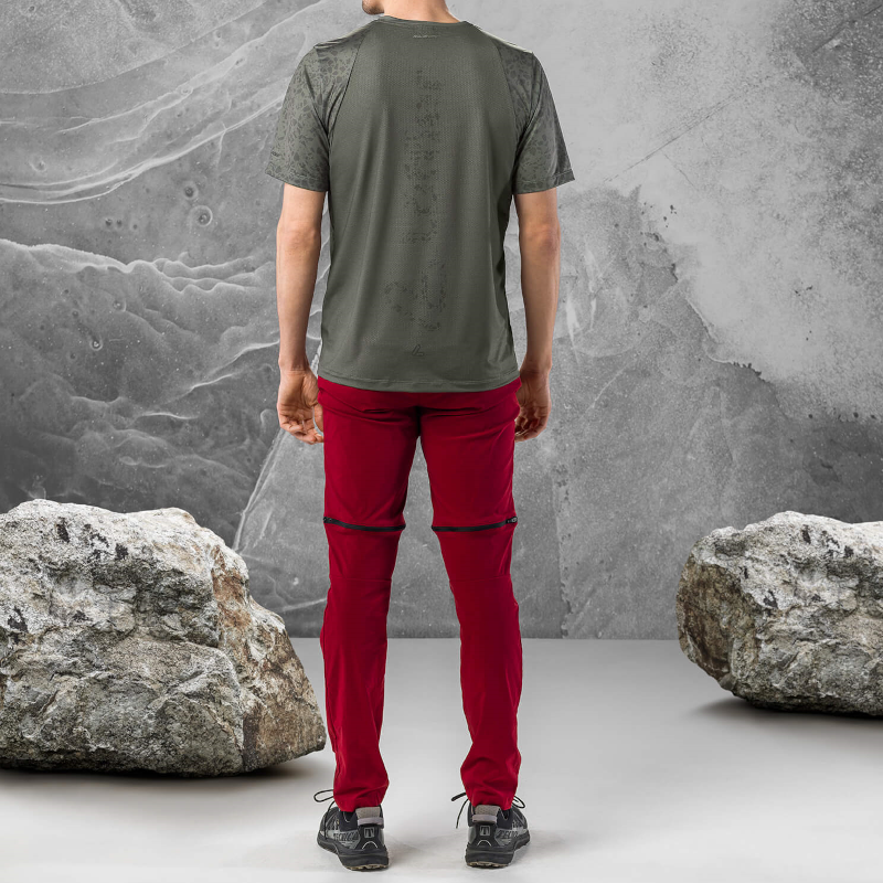 Löffler Tapered CSL rote Herren Zip-Off Hose