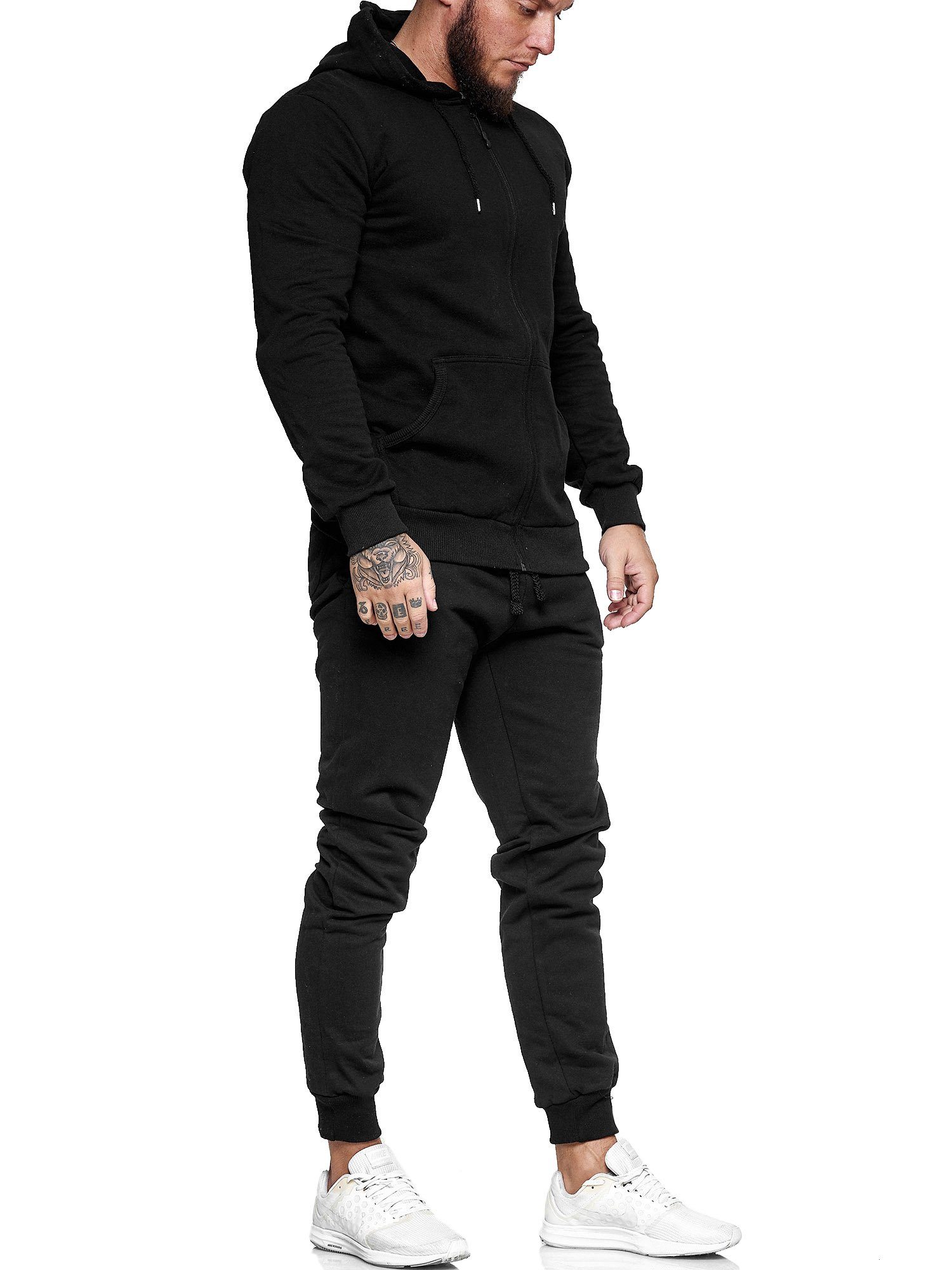 OneRedox Jogginganzug JG-3000 (Sportanzug Jogger Trainingsanzug), Fitness Freizeit Casual