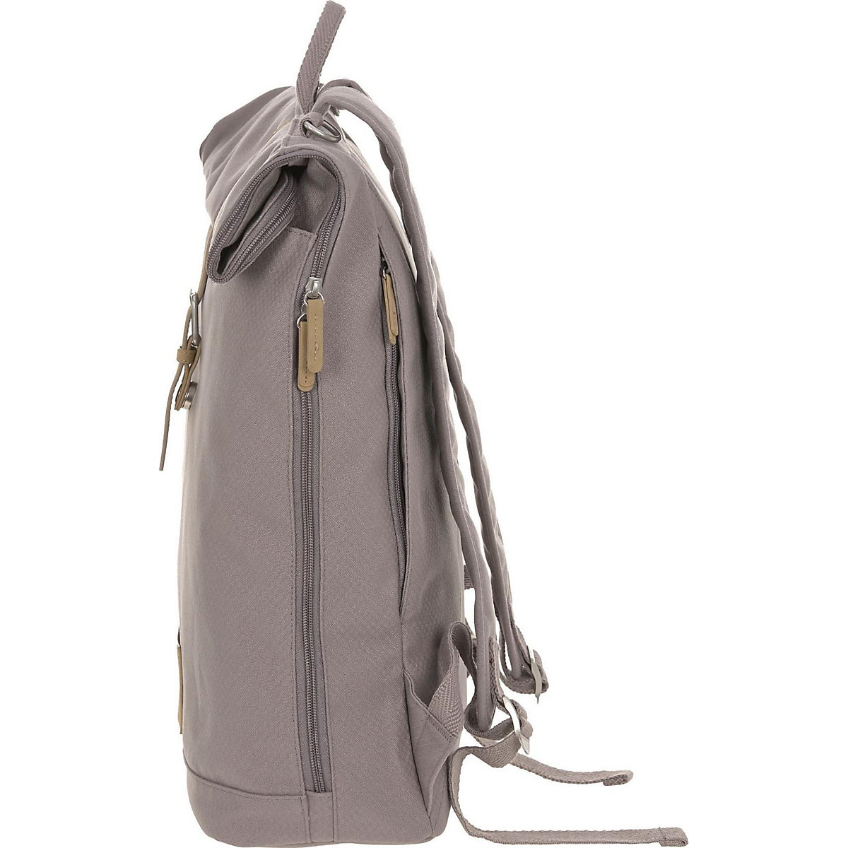 Wickelrucksack Rolltop rosewood/grey, inkl. Zubehör & Wickelunterlage