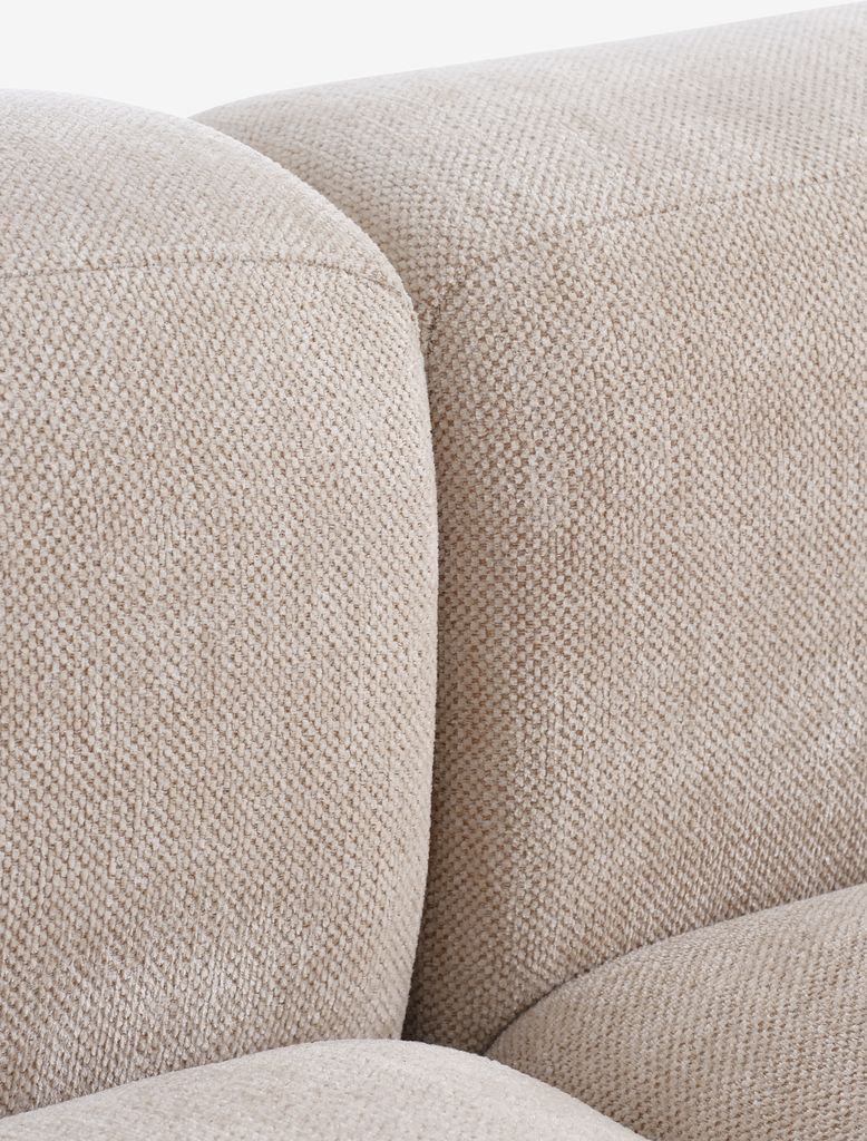 SKEJBY SKEJBY 5-seters modulsofa, åpen, sandstoff