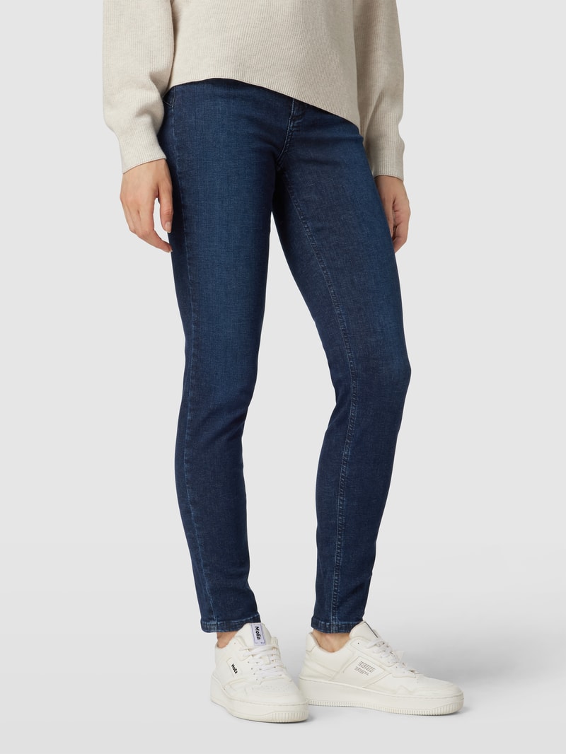 Jeans im 5-Pocket-Design Modell 'DEVINE' in dunkelblau