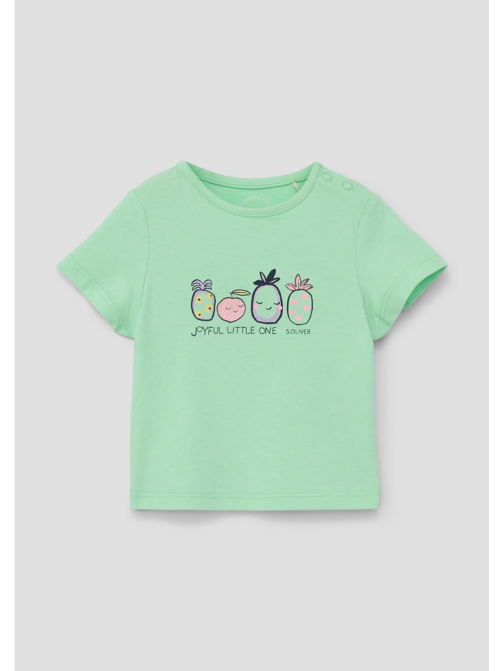 s.Oliver T-Shirt kurzarm in Grün günstig kaufen