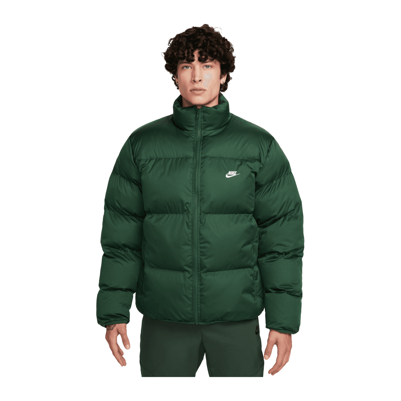 Nike Club Puffer Jacke Grün F323